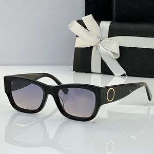 CH5507 Outdoor Unisex Square Irregular Sunglasses Luxury Dark Shades Oversized Metal Logo Decoration Polygon Luxury UV400 Sun Glasses White with box