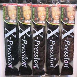 82 cala Xression Włosowanie Włosy Syntetyczny splot włosów Jumbo Braid Lultra Braids Bulks Long Cheveux Spirimet Hair Extensation 165 grams3300780