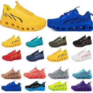 spring men women shoes Running Shoes fashion sports suitable sneakers Leisure lace-up Color black white blocking antiskid big size GAI 387