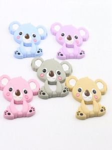 Baby Silicone Teethers Cute Animal koala Toddle Teether Chew Charms Baby Kids Teething Toys DIY Chewing Necklace Nursing Tool7483647