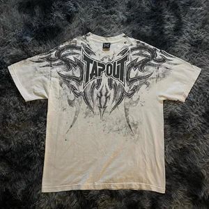 Herren Freizeithemden Streetwear T-Shirt Y2K Herren Hip Hop Brief Grafikdruck Übergroßes T-Shirt Harajuku Rundhals Baumwolle Kurzarm