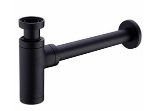 bathroom toilet basin copper brass matte black color Finished black color Basin Pop up drainpipe Basin Sink Drain Pipe Fittings D6301023