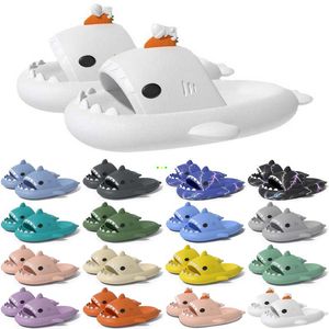 Gratis fraktdesigner Shark Slides Sandal Gai Sliders för män Kvinnor Sandaler Slide Pantoufle Mules Mens Womens Slippers Trainers Sandles Color263