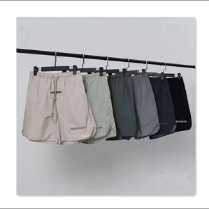 Herren-Designer-Shorts, Ess-Shorts, Baumwolle, Herren, Damen, dreidimensionaler Buchstabe, schwarz, kurz, Sommer, sportlich, lässig, locker, reflektierend, atmungsaktiv