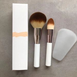 Luxury Lamer Powder & Foundation Brush Soft Hair Face Bronzer Contour Brushes with box LL