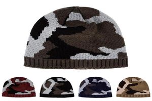 Yeni Erkekler Camouflag Kış Kamaştı Sıcak Beanies şapka ordu Camo Renk Yumuşak Avlanma Balıkçılık Tırmanma Açık Hava Spor Örme Cap4335876