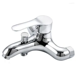 Bathroom Sink Faucets Copper Triple Bathtub Faucet Water Heater Cold And Mixing Valve Shower