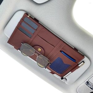 Wallets Car Sunblinds Organizer Interior Accessories Storage Bag With Zipper Card Holder Money Clips Small Pack In 2024