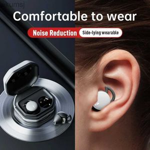 Auricolari per telefoni cellulari Nuovi Mini Buds Auricolari wireless Auricolare Bluetooth per dormire Piccoli germogli Cuffie professionali Cuffie invisibili con cancellazione del rumore YQ240304