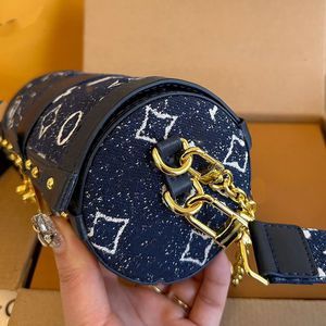 24ss kadınlar carinall oste çantalar sp denim diyagonal crossbody çanta bayanlar için lüks tasarımcı çanta kart tutucusu açık seyahat cüzdanı 20cm