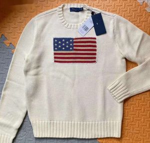 New 24SS Ladies Sweater - American Flag Winter Fashion Masn