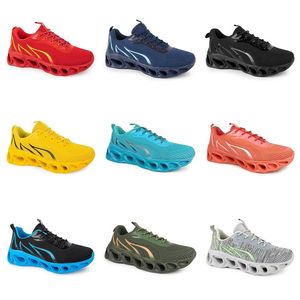 Women Gai Shoes Mężczyźni biegający czarny biały fioletowy różowy zielony granatowy niebieski żółty beżowy Nude Plum Mens Treners żeńskie sporty trampki Jun82 57652 S 18143 21248