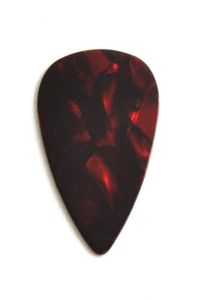 Un sacco di 100 pezzi pesanti 096mm plettri per chitarra vuoti celluloide rosso perla per chitarra elettrica8934883