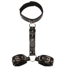 Sex Slave Collar with Handcuffs Fetish bdsm Bondage Restraints Hand Cuffs Adult Games Sex Products Sex Toys for Couples7795988