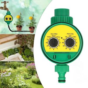 Kits Automatische Gartenbewässerungssteuerung Digital LCD Elektronischer programmierbarer Vae-Schlauch Wassertimer Wasserdicht Automatisch Ein Aus Wf