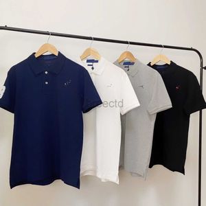 Herr t-shirts designer polo sommar lyxbroderi brev skjortor tryck polos hög kvalitet casual komfort bomullsmode kort ärm klassisk lapel t-shirt 2434