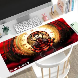 Pads Date a Live Tokisaki Kurumi Mouse Pad Gaming XL Large Custom Mousepad XXL keyboard pad Carpet Office NonSlip Computer Table Mat