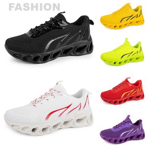 men women running shoes Black White Red Blue Yellow Neon Grey mens trainers sports outdoor athletic sneakers GAI color26