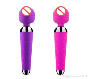 Kadın Seks Oyuncakları için Sihirli Değnek Vibratör AV vibratörleri USB Şarj Edilebilir Aldult Ürünleri Klitoral Vibrator8797132