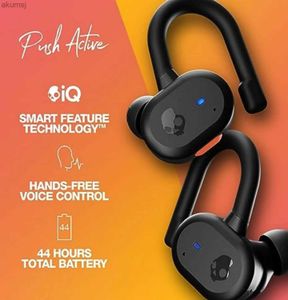 Mobiltelefonörlurar Val Skullcandy Push Active TWS Hörlurar Vattentät brusreducering Lång batteritid för sportörhängen utomhus YQ240304