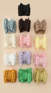 Hair Accessories Headband INS Cute 14 Colors Baby Puff Elastic fashion soft Big Bow Knot Girl Infant Headband5966068