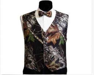 V Neck Camo Mens Wedding Sets Outerwear Groom Groomsmen Vest Realtree Spring Camouflage Slim Fit Mens 2965229