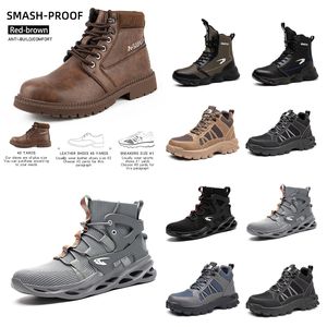 Boots Winter Men Boots Plush Leather Waterproof Sneakers Climbing Shoes Unisex Women Outdoor Non-slip Warm Hiking Ankle Boot Man baskettball cycling wrestliing GAI