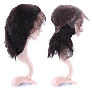 130 densidade brasileira cabelo virgem humano perucas cheias do laço com cabelo do bebê corpo ondulado perucas dianteiras do laço para preto women2537050