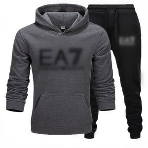 Tuta da uomo firmata da donna Felpa con cappuccio e pantaloni della tuta set da due pezzi Giacca casual Felpa in pile tecnico Tute