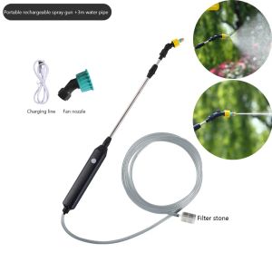 Washer Automatic Electric Sprayer Nozzle Sprinkler Plant Watering Spray Irrigation Tool High Pressure Portable Car Washer Cleaning Tool