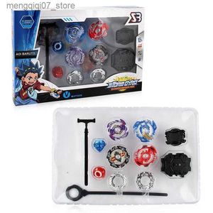 Beyblades Metal Fusion Kindergeburtstagsgeschenke DIY Burst Gyro Set Spielzeug Legierung Montage Beyblade Passender Sender L240304