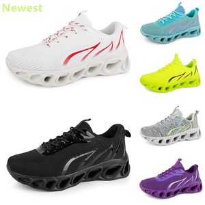 2024 Hot Sale Running Shoes Mens Woman Whites Orange Navy Cream Pinks Black Purple Grey Traughers Sneakers Breatble Color 24 GAI