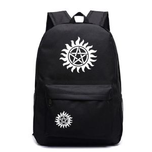 Backpacks Supernatural Backpack Women Men Backpack Laptop Galaxy School Bags for Teenagers Boys Girls Travel Backpack Cheap