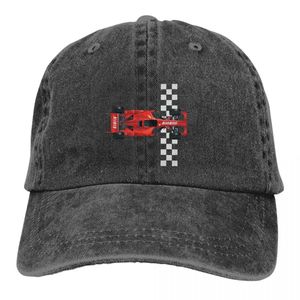 Summer Cap Sun Visor Red Finish Hip Hop Caps F1 Car Race Cowboy Hat Peaked Trucker Dad Hats