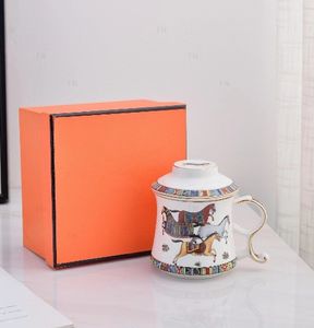 Mode Bone China Becher Keramik Tasse Wasser Tasse Kaffeetasse Home Office Geschenk Großhandel