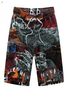 Sommer Stil 2021 Männer Shorts Strand Kurze Atmungsaktiv Schnell Trocknend Lose Beiläufige Hawaii Druck Mann Plus Größe 6XL2913375