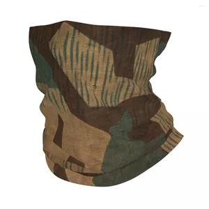 Bandanas splintertarn alemão camuflagem bandana pescoço gaiter para esqui acampamento envoltório cachecol militar do exército tático camo bandana mais quente