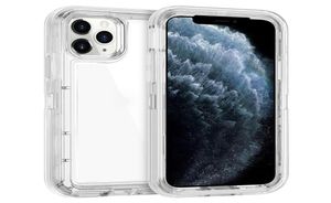 İPhone 12 Case Heavy Duty 3in1 Defender Case Yumuşak TPU Tampon İPhone 11 Pro MAX4423234 için net hibrit arka kapak