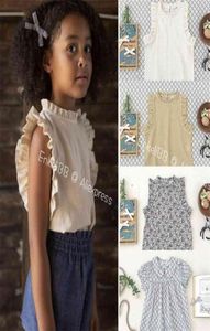 Soor Ploom Crianças Meninas Verão Camiseta Super Qualidade Criança Tops Estilo Vintage Marca Peter Pan Collar Camisetas 2106191955794