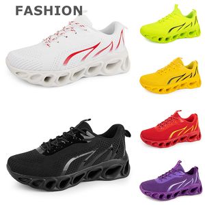 Männer Frauen Laufschuhe Schwarz Weiß Rot Blau Gelb Neon Grün Grau Herren Trainer Sportmode Outdoor Sportschuhe EUR38-45 GAI Farbe77