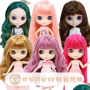 Puppen Icy Dbs Blyth Puppe Gelenkkörper 30 cm Bjd Spielzeug Weiß glänzendes Gesicht und mattiert mit zusätzlichen Händen Ab Panel 16 Diy Fashion 230608 Drop De Dhncd