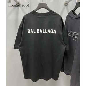 Paris gömlek Yeni Balanace T Shirt Kadın Marka Gömlek Erkekler Artı Boyut Hoodies Sweatshirts Pamuk Erkek Golf T-Shirt Balance Boş İşlemeli Yüksek Nitelikli Gömlek 5064