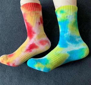 Najnowszy krawat Dye Crew Printing Socks Trendy Funny Printed Socks Sock Cotton Long Socks for Men Women5556904