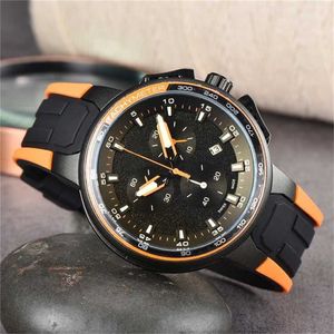 42% OFF watch Watch Men Sports Mens Quartz All Small Dial Work Multiple Colors Rubber Strap Montre Homme