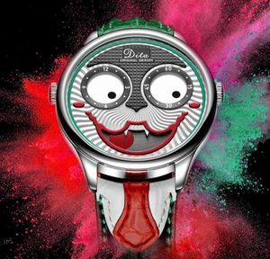 Uhr Russian Clown Herren039s Dita Tide Marke Quarz nicht mechanisch3320799