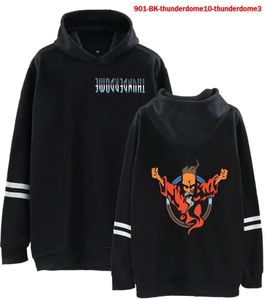 Men039s Hoodies Sweatshirts Thunderdome Hardcore Winter Warme Streifenärmel Herren Fleece Coole Mäntel Rundhalspullover TrainingsanzugM3247464