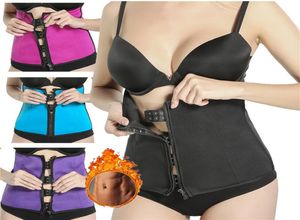 Vita Trainer Corsetto Sottoseno Sport Cincher Donna Allenamento Body Shaper Neoprene Zip Vita Trimmer Sudore Sauna Cintura Fasce9602411