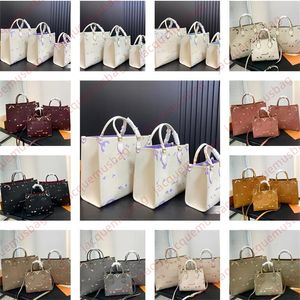 Designer på TheGo Bag Women PM MM GM Handbag Sac Plat Shopping Totes Väskor M45945 M45495 M46833 M23937