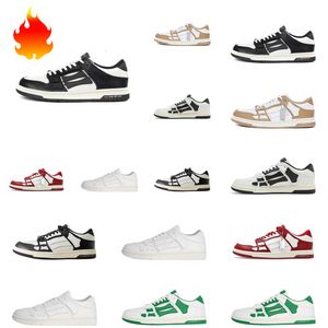 2024 New S A Mi Ri SKEL TOP HI Sneakers BANDANA Spring Sneaker Women Casual School Designer Low Leather Bones Applique Upper Footbed Sport Chinese