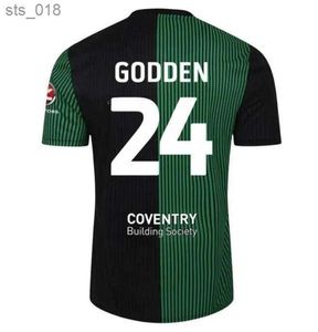 Fotbollströjor Coventry Hare Sheaf Gyokeres Godden Hamer 2023 2024 Hem Blue Men Kids Kit Football Shirts Tops Camiseta de Futbol Top JerseyH2435